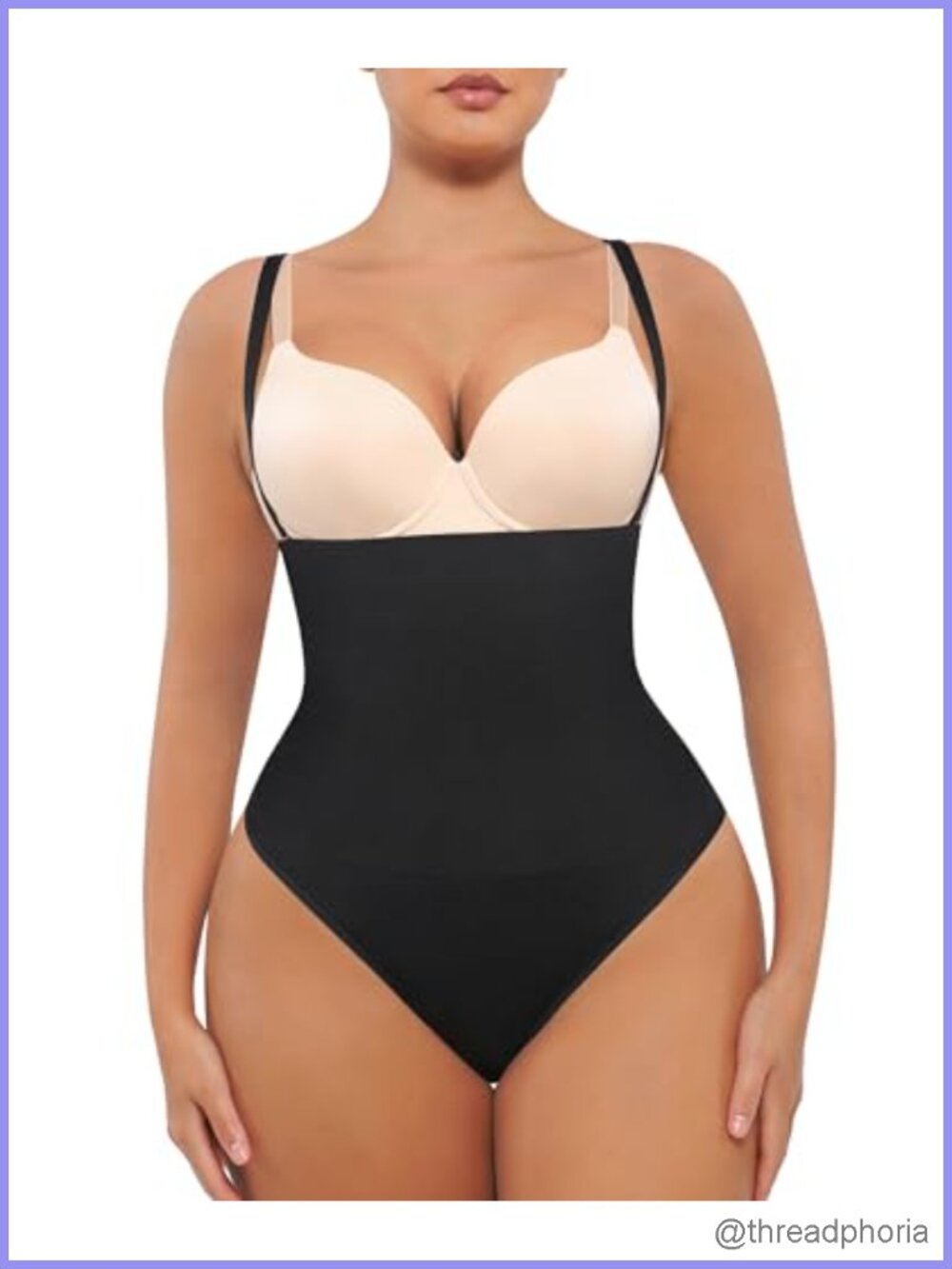 Seamless Thong Shapewear Tummy Control High Waist Body Shaper